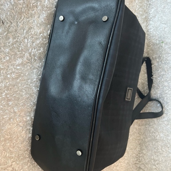 Burberry Coated Canvas Check Handle Bag - Picture 6 of 15